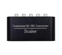 Hangsu YPBPR Component to HDTV Converter with Sound Input Televisions Accessories Perfect for Monitor and Projector YPBPR to Link
