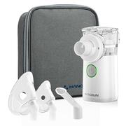 Hangsun Nebuliser Machine for Adults and Kids, Portable Handheld Silent Inhaler CN750 with Storage Bag for Travel and Home Use