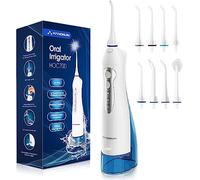 Hangsun Water Flosser Cordless Oral Irrigator Rechargeable Ultra Dental Water Jet HOC700 for Teeth Braces with Portable USB Charger 300ML Water Tank