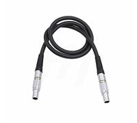 HangTon 0B 2 Pin Male to 2 Pin Male Power Cable for Teradek Bolt Bond, ARRI Alexa Camera and Transvideo StarliteHD Monitor, Zacuto Viewfinder, RED Camera (22cm)