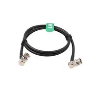 HangTon 12G 3G HD SDI Coaxial Video Cable 4K 60P Right Angle Male BNC to BNC 30cm Canare LV-61S for Blackmagic Komodo Alexa Atomos Broadcast Camera Monitor 30cm