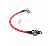 Hangton 12G 3G HD SDI Protector Overvoltage Protection 90-degree angle BNC cable for RED Komodo Alexa Blackmagic Camera Atomos Monitor (red angled)