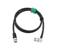 HangTon 12G 3G HD SDI Video Cable 4K 60P for Komodo Sony FS7 FX9 FX6 Atomos Ninja V Camera Monitor BNC to Right Angle BNC 75 ohm Coaxial Canare LV-61S 1M