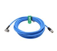HangTon 12G 4K Raw SDI Coaxial Video Cable BNC to BNC Canare LV-61S 75 ohm for Camera Monitor Flexible Shielded 3m Right Angle to Straight