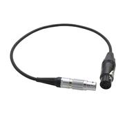 HangTon 12V Power Cable for Steadicam GPI PRO Cine Live to Canon C500 MKII C300 mk3 C700 C400 Panasonic Sony Camera, 2B 3 Pin to XLR 4 Pin Female 25cm