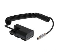 HangTon 12V RS 3 Pin to DR-E6 DC Coupler LP-E6 Dummy Battery Power Adapter for Tilta to BlackMagic and SmallHD 701 702 Monitor