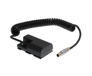 HangTon 12V RS 3 Pin to DR-E6 DC Coupler LP-E6 Dummy Battery Power Adapter for Tilta to BlackMagic and SmallHD 701 702 Monitor