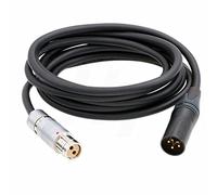 HangTon 24V Power Cable 2 Pin Female for ARRI ALEXA SXT/XT/LF/Classic Camera (XLR 3pin 10ft)