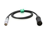 HangTon 24V Power Cable XLR 3 Pin to 8 Pin for ARRI Alexa Mini, Amira, Alexa Mini LF Camera (XLR3M 1m, Straight 8-Pin)