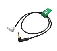 HangTon 3.5mm Audio Input Cable for ARRI Alexa Mini V-Raptor Komodo-X Camera Wireless Receiver 1/8'' TRS Right Angle 00B 5 Pin 60cm