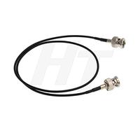 HangTon 3G HD SDI BNC Video Coaxial Cable for Atomos Ninja V BMCC FS5 Epic C300 Camera Monitor, Slim Soft RG174 60cm Straight BNC