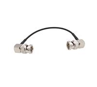 HangTon 3G HD SDI BNC Video Coaxial Cable for Sony Canon Blackmagic Camera Atomos SmallHD Monitor Teradek Transmitter, Shielded Thin RG174 10cm