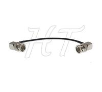 HangTon 3G HD SDI BNC Video Coaxial Cable for Teradek Atomos Portkeys ALEXA DSMC2 Camera Monitor Transmitter, Black Shielded RG174 15cm