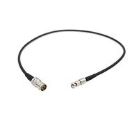 HangTon 6G SDI Video Cable HD Micro BNC to Female BNC Adapter for Blackmagic Video Assist 5" Monitor, Micro Studio Camera 4K G2 ATEM 15cm