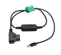 HangTon 8.4V Power Charging Cable D-tap to USB Type C for DJI Focus Pro Canon R5C iPhone15 Max Sony A7SIII FX3 Lumix GH6 Camera Mixer Recorder 60cm