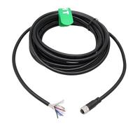 HangTon Actuator Sensor Cable M8 4 Pin Female Flying Leads for Omron Keyence Automation Control Field Device Shielded PVC 5m