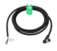 HangTon Actuator Sensor Electrical Power Cable M8 4-Pin Female Open Wire for Keyence Automation Control Field Device Switch Shielded PVC 10m