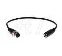 HangTon B4 ENG Lens Servo Power Cable 2.1 DC Jack to Hirose 12 Pin Female for Fujinon Nikon Angenieux Schneider Lens Servo 30cm
