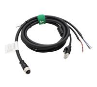 HangTon Cable for DJI Livox Mid-360 Avia HAP LiDAR Sensor to Computer Ethernet Power Function Debugging, 1 to 3 Splitter, M12 Aviation A-Coded 12 Pin Female Connector Flying Leads, 5m