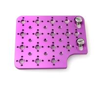 HangTon Camera Cheese Plate Side Mounting for ARRI ALEXA Mini LF Teradek Vaxis Rig Wireless Receiver Follow Focus Motor with 3/8" 1/4" Thread (Purple)