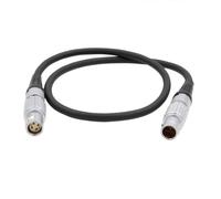 HangTon Control Power Cable for DJI Master Wheels to Ronin 2 Gimbal / DJI Transmitter 6 Pin Male to Female 14.4V 50cm