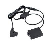 HangTon D-tap P-tap to LP-E8 Dummy Battery DC Coupler for Canon EOS Rebel T5i T4i T3i T2i, 700D 650D 600D 550D, Kiss X6 X5 X4 DSLR Camera
