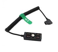 HangTon D-Tap Power Splitter Hub 1/4"-20 Thread, P-TAP Male to Female 4-Port Adapter 1 to 4 for V-Mount Gold Mount Battery Anton Bauer IDX Sony