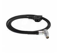 HangTon D-tap Right Angle Power Cable for RED Komodo-X V-Raptor EPIC/SCARLET DRAGON DSMC2 Camera Female 6 Pin 4.92ft