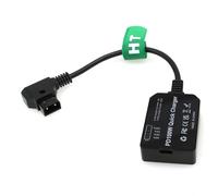 HangTon D-Tap to USB-C PD 100W Power Converter Adapter for Sony DSLR Camera Monitor Phone Laptop, Type C, 12-16.8V V-Lock Gold Mount Battery, Bidirectional Quick Charger