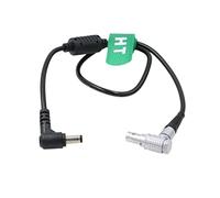 HangTon DC Barrel Power Cable for TILTA Nucleus M Motor Wireless Lens Control Right Angle 7-pin 80cm