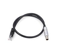 HangTon Ethernet Cable 8-Pin Male to RJ45 Cat 6 UTP Data Transfer for Phantom VEO4K-990S 640S v2512 High-speed Camera to Computer (50 cm) (50cm)