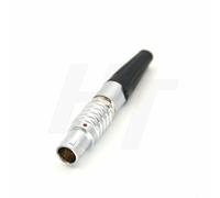 HangTon FGG 2 Pin 0B Connector Circular Push Pull Cable Plug Male Contact for ARRI RED DSMC Teradek SmallHD Tilta RS3 Camera Monitor EVF Gimbal Power (2P, Plug)