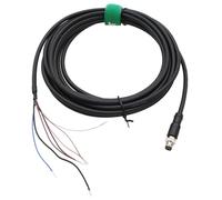 HangTon GPIO Power I/O Cable for Basler Camera ace 2 V, boost R, racer 2 S, Vision Sensor Industrial Automation Control, M8 6-pin A Coding Male to Open End, Shielded, 3m