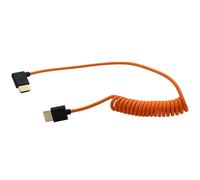 HangTon HDMI Type-A Cable, 8K60 4K120 for Atomos Ninja V Shinobi Ultra, Canon Nikon Sony Lumix Fujifilm Blackmagic ZCAM Portkeys FEELWORLD Andycine Gorga SmallHD Gimbal, Left Angle, 50cm