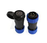 HangTon HE29 25A 1500 Volts Max Cable Plug Power Waterproof IP68 Aviation Connector Male Female (5 pin)
