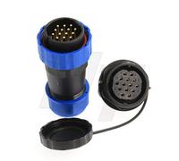 HangTon HE29 Circular Panel Mount Connector Power Waterproof IP68 Aviation Plug Socket (14 pin)