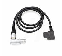 HangTon High Flex Power Cable D-tap P-tap to Right Angle 8 Pin for ARRI Alexa Mini, Amira, Alexa Mini LF Camera (30cm, Right Angle 8-Pin)