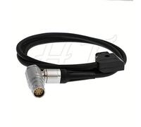 HangTon High Flex Power Cable D-tap P-tap to Right Angle 8 Pin for ARRI Alexa Mini, Amira, Alexa Mini LF Camera (1m, Right Angle 8-Pin)