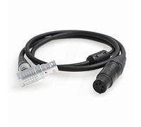HangTon High Flex Power Cable XLR to Right Angle 8 Pin for ARRI Alexa Mini, Amira, Alexa Mini LF Camera (XLR4F, Right Angle 8-Pin)