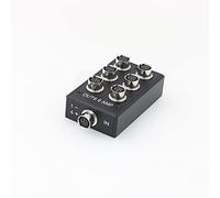 HangTon Hirose 4 Pin Female Power Splitter Box 1 to 6 for Sound Device Mixer Recorder, BDS Power Unit, Zoom F8