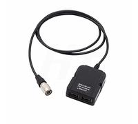 HangTon Hirose 4-pin to USB QC3.0 12V Power Converter Splitter for Hawk-Woods Adaptor to Radio Mic Recorder Mixer Phone Focus Motor (30cm)