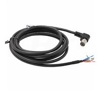 HangTon Hirose 6-Pin Right-Angle to Open End for Scanner Camera, Basler ace aviator racer runner GigE, Sony, Imaging Source, HikRobot, Baumer, AVT, Panasonic, Jai, Dalsa, HR10A-7P-6S, 1m