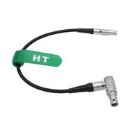 HangTon Komodo-X Power Cable for RS3 Gimbal Tilta Pass Through Plate to RED DSMC2 DSMC3 Camera, 2 Pin Male to 6 Pin Female Right Angle 30cm