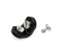 HangTon L Shaped Angle Bracket 3/8"-16 1/4" Corner Brace Joint Mounting Extension Adapter for Teradek Wireless System ARRI Sony RED Camera Monitor Focus Motor
