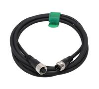 HangTon M12 8 pin Female to 8 pin Male A-Coded Cable for Waterproof Industrial Actuator Profibus Automation Cognex Sensor Camera 60cm