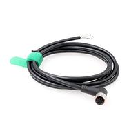 HangTon M12 A Coding 5 pin Female Actuator Sensor Signal Cable to Bare Wire for Industrial Controls Automation, Device Network DeviceNet, CANopen, IO Link, Profibus 2m