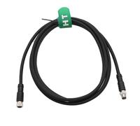 HangTon M8 3 Pin Male Female Actuator Sensor Extension Power Cable for Minn Kota Motor, Keyence Omron Phoenix Automation I/O Connection Switch Shielded A-Code 5m
