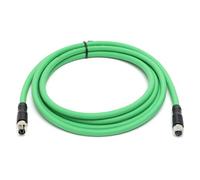 HangTon M8 4 Pin Female to Male Cable for Beckhoff Actuator Sensor EtherNet EtherCAT Profinet Fieldbus Industrial Automation Control, A-code Male, PUR Shielded, 20M