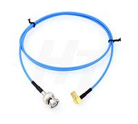 HangTon Male BNC to Male Microdot 10-32 UNF Right Angle RF Coaxial Cable for Accelerator Meter Transducer Acoustic Vibration Test (1)