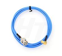 HangTon Male BNC to Male Microdot 10-32 UNF Right Angle RF Coaxial Cable for Accelerator Meter Transducer Acoustic Vibration Test (3)